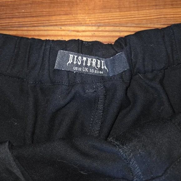 Disturbia Clover Check Contrast Trousers - Picture 7 of 9